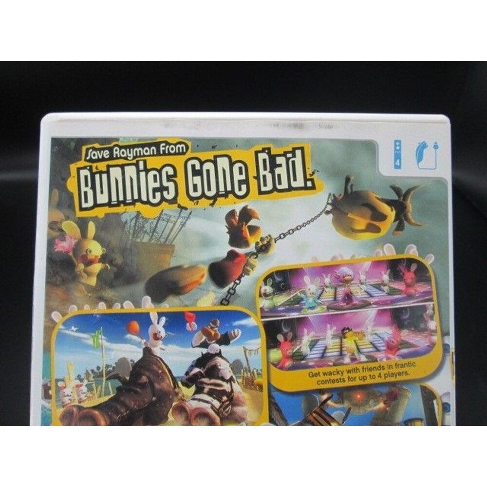 Rayman Raving Rabbids (Nintendo Wii, 2006) Complete CIB - Picture 6 of 11